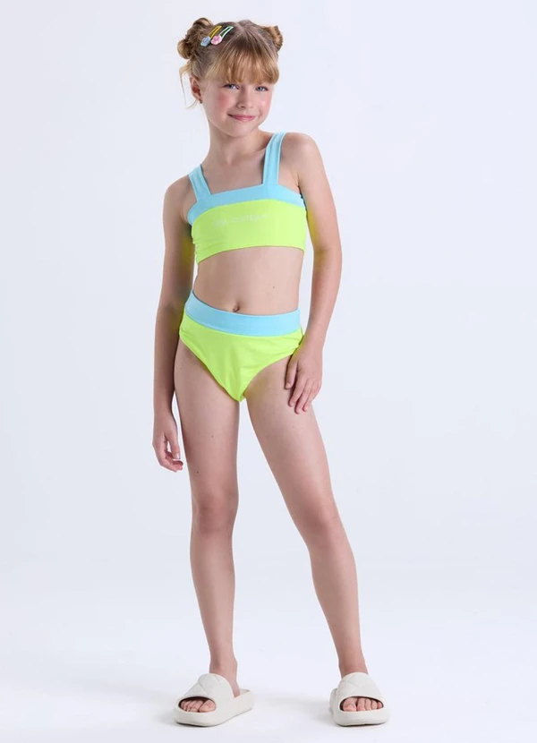 Vida Costeira - Conjunto Praia Infantil Uv50+ Amarelo
