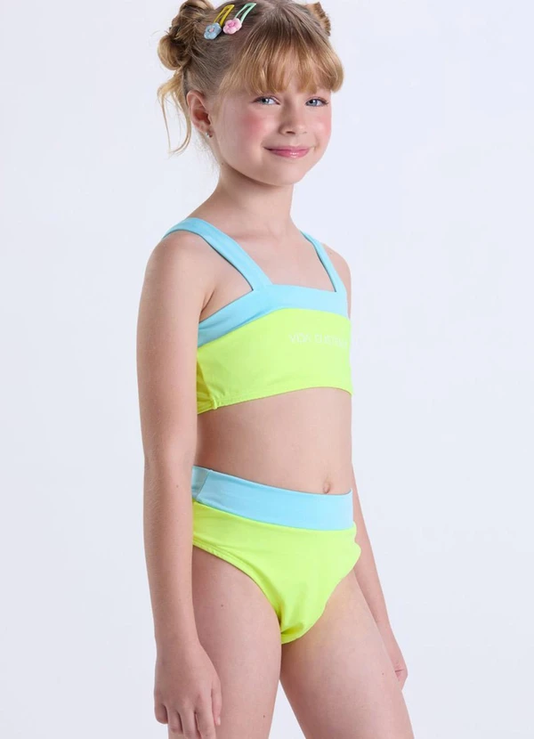 Vida Costeira - Conjunto Praia Infantil Uv50+ Amarelo 2