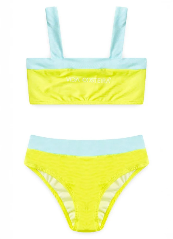 Vida Costeira - Conjunto Praia Infantil Uv50+ Amarelo 3