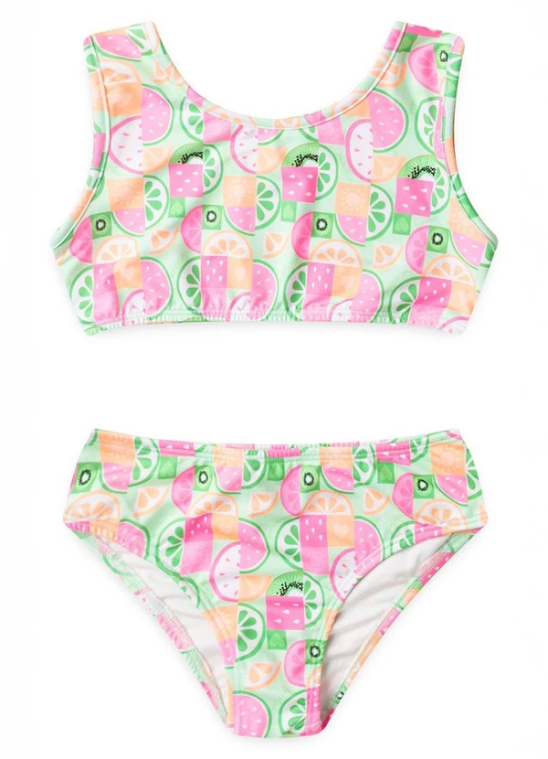 Vida Costeira - Conjunto Praia Infantil Uv50+ Laranja 3