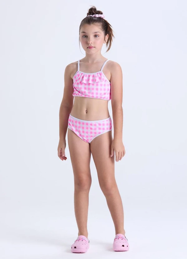 Vida Costeira - Conjunto Praia Infantil Uv50+ Rosa 1