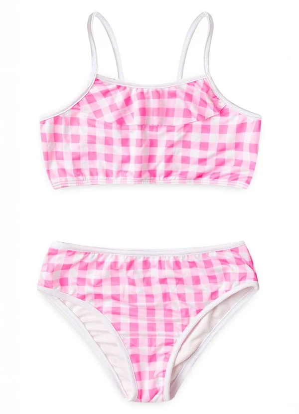 Vida Costeira - Conjunto Praia Infantil Uv50+ Rosa 3