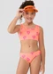 Vida Costeira - Conjunto Praia Uv50+ Top Corações Laranja - variação: Laranja