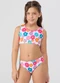 Vida Costeira - Conjunto Praia Uv50+ Top Corações Laranja - variação: Branco
