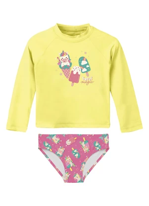 Malwee Kids - Conjunto Sweet Magic Uv50+ Amarelo  - MALWEE KIDS