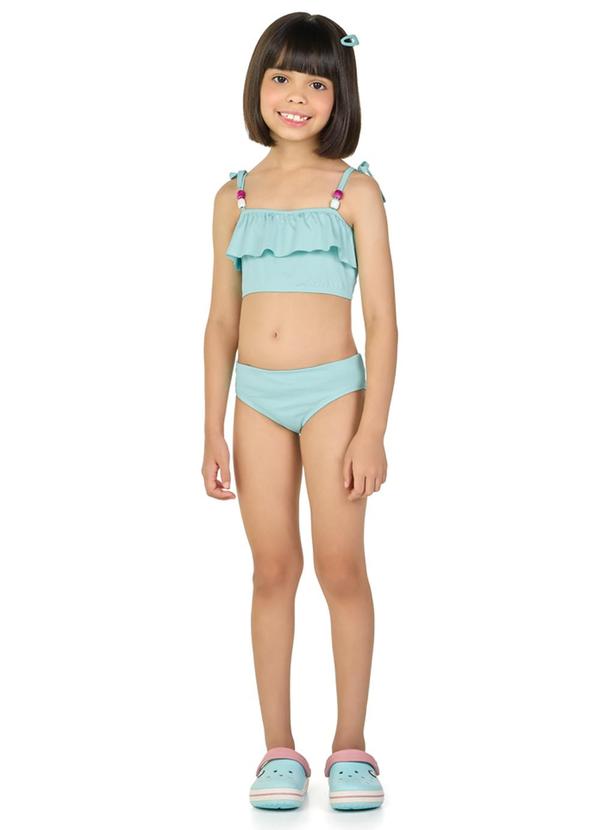 Marlan - Conjunto Tanga em Malha Proteção Uv Verde