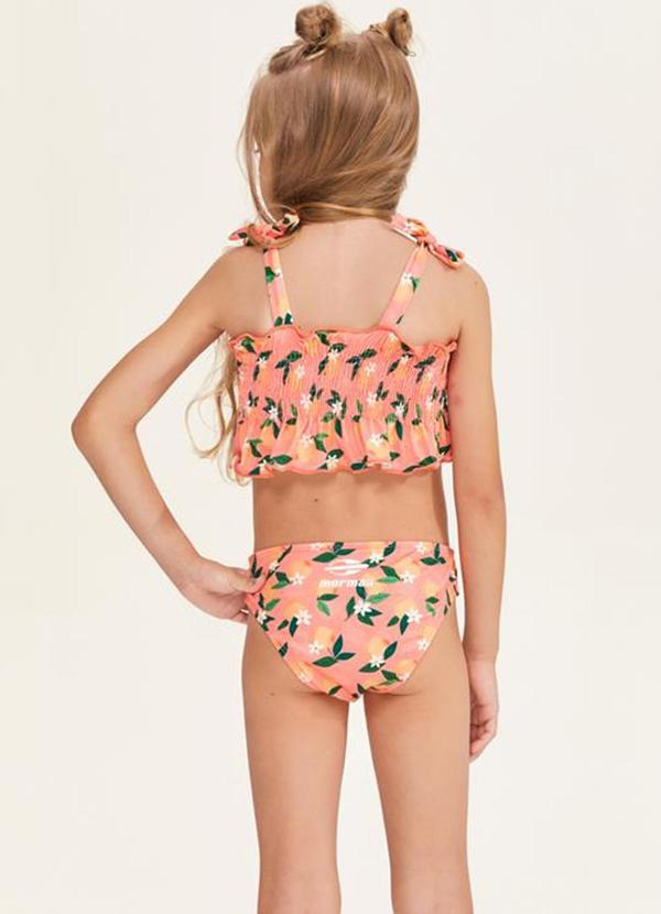 Mormaii - Conjunto Top Faixa com Alças e Calcinha Coral 2