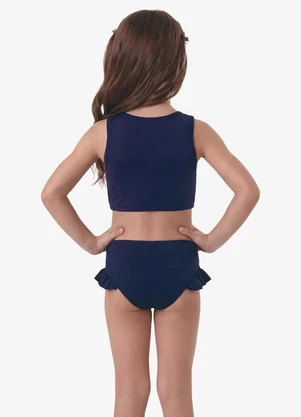 Rovi Kids - Conjunto Verão Menina Biquíni Strass Azul - ROVI KIDS