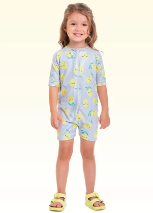 Fakini Kids - Macacão Moda Praia Azul - FAKINI KIDS