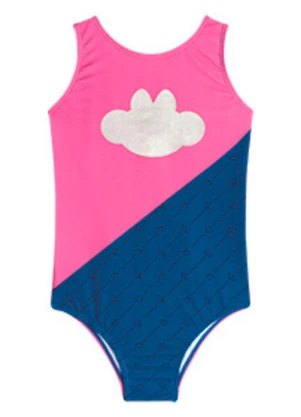 Tigor T Tigre - Maiô com Fecho Infantil Feminino Rosa - TIGOR T TIGRE