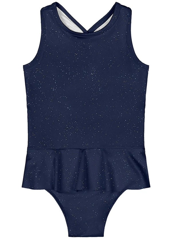 Quimby - Maiô com Glitter Fps +50 Azul