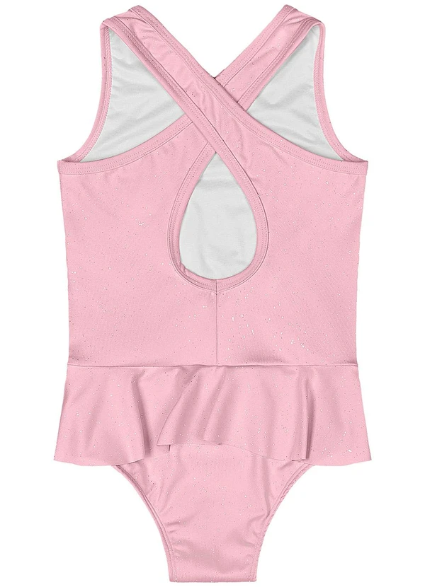 Quimby - Maiô com Glitter Fps +50 Rosa 2