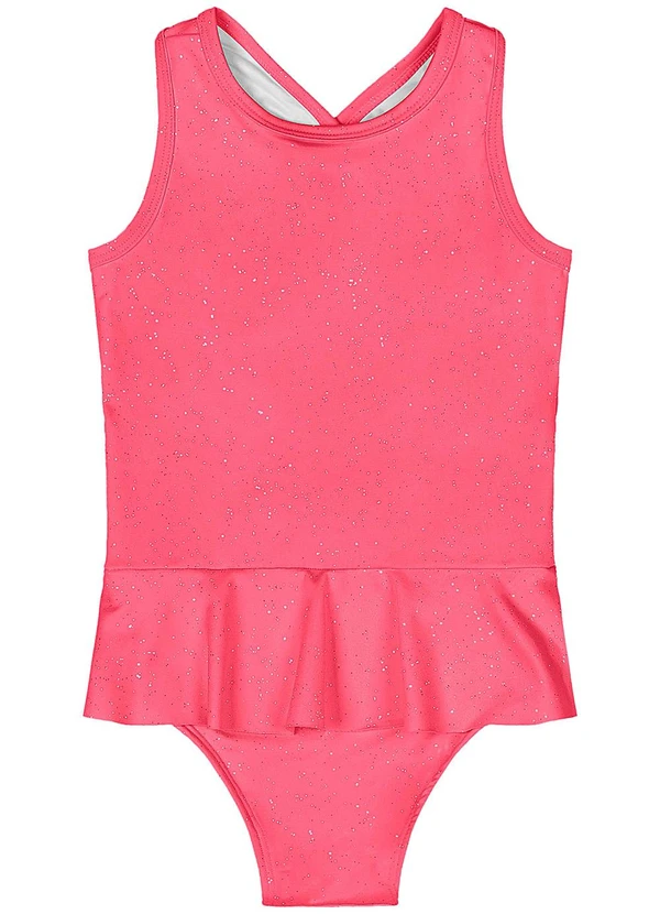 Quimby - Maiô com Glitter Fps +50 Rosa