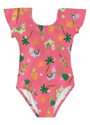 Malwee Kids - Maiô Coral Lhamas Malha Uv - MALWEE KIDS