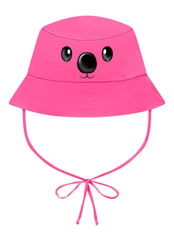 Marlan - Maiô e Chapéu Praia Bebê Proteção Uv50+ Rosa 3