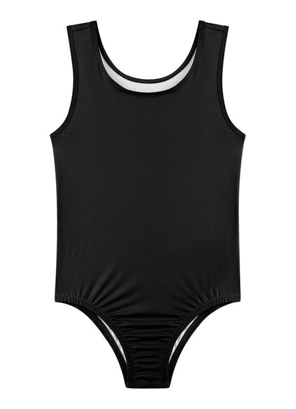 Marlan - Maiô em Malha Proteção Uv Preto