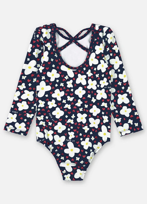 Up Baby - Maiô em Poliéster com Fps+50 Azul 2