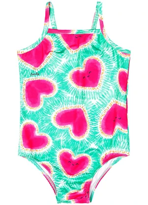 Quimby - Maiô Estampado Fps +50 Menina Azul - QUIMBY