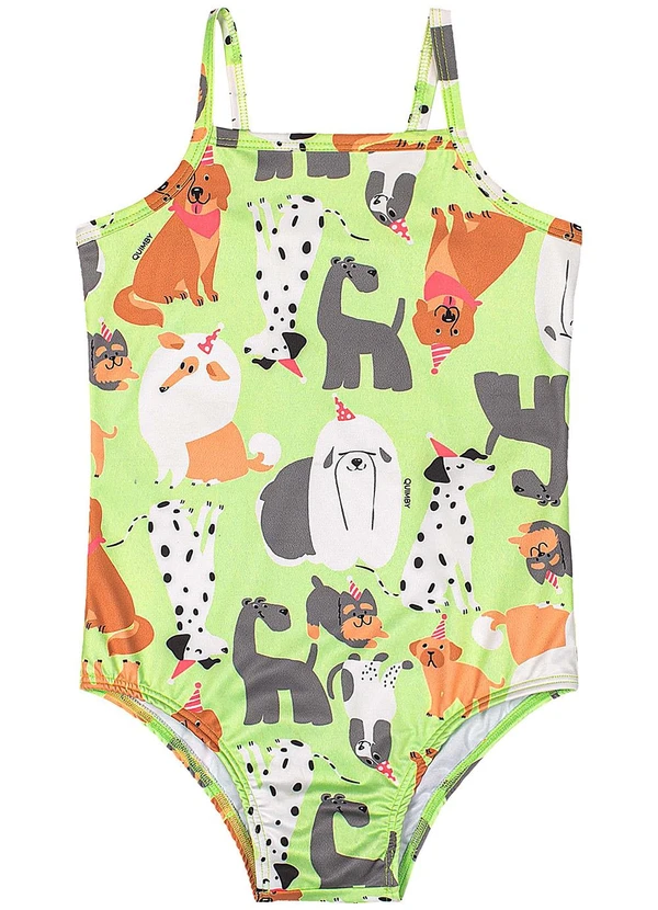 Quimby - Maiô Estampado Fps +50 Menina Verde 2