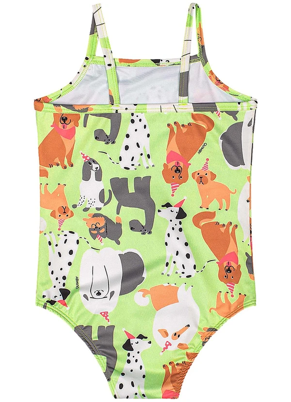 Quimby - Maiô Estampado Fps +50 Menina Verde 3