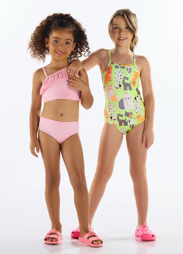 Quimby - Maiô Estampado Fps +50 Menina Verde 4