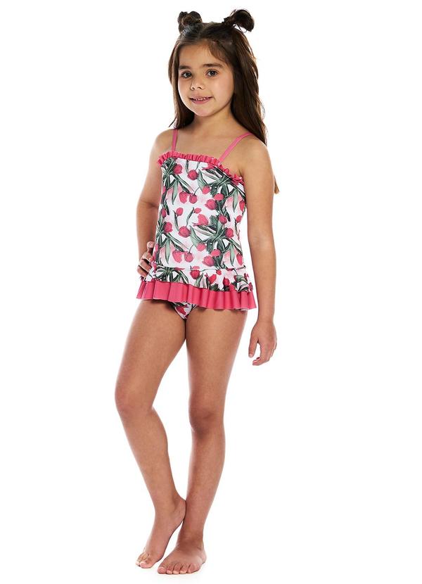 Mormaii - Maiô Infantil Alcinha Rosa