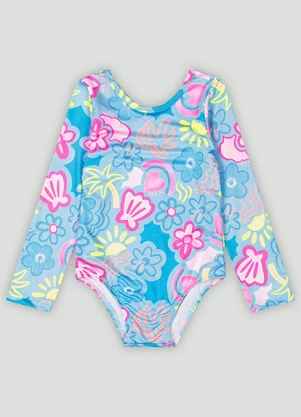 Maiô Infantil com Fps+50 Up Baby Azul - UP BABY