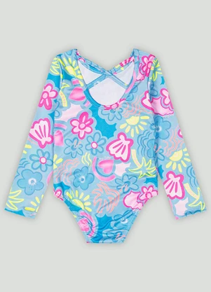 Maiô Infantil com Fps+50 Up Baby Azul - UP BABY