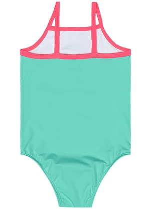 Quimby - Maiô Infantil em Malha Uv Dry Rosa - QUIMBY