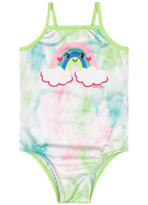 Quimby - Maiô Infantil em Malha Uv Dry Verde - QUIMBY