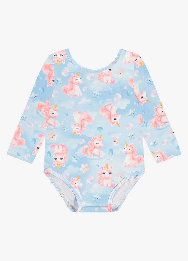Rovi Kids - Maiô Infantil Estampado Proteção Uv Azul