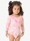 Rovi Kids - Maiô Infantil Estampado Proteção Uv Azul - variação: Rosa