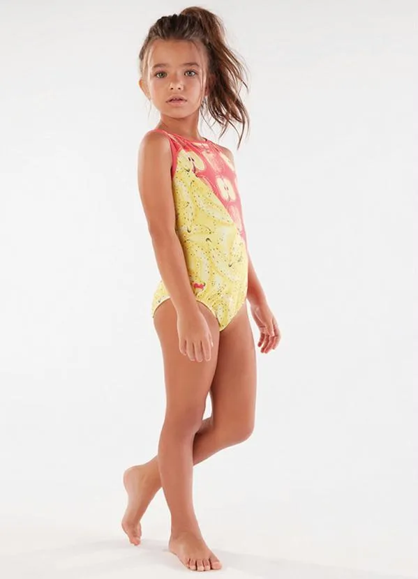 Lilica Ripilica - Maiô Infantil MeninaAmarelo