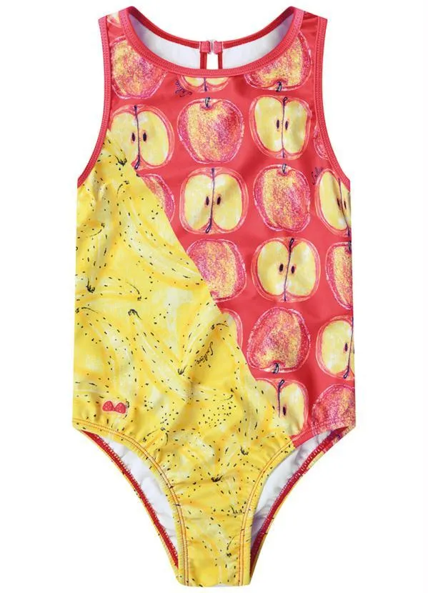 Lilica Ripilica - Maiô Infantil MeninaAmarelo 3