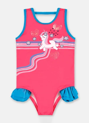 Up Baby - Maiô Infantil Fps+50 Forrado Rosa - UP BABY