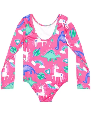 Quimby - Maiô Infantil Manga Longa Fps 50+ Rosa - QUIMBY