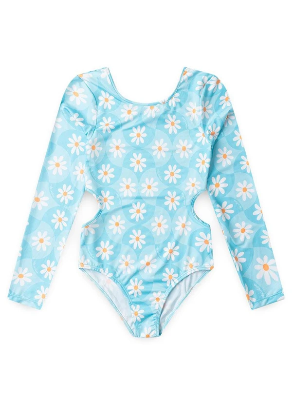 Vida Costeira - Maiô Infantil Manga Longa Uv50+ 3