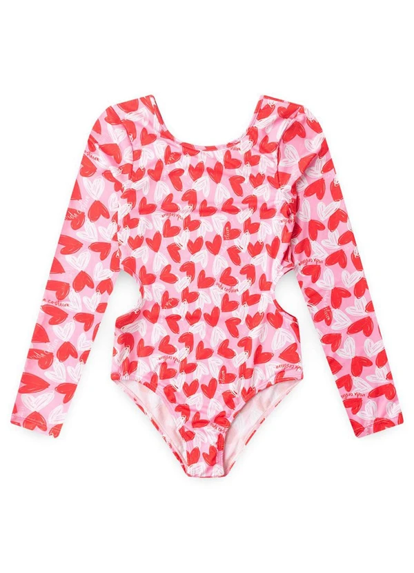 Vida Costeira - Maiô Infantil Manga Longa Uv50+ 3