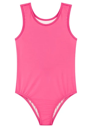 Marlan - Maiô Infantil Menina em Malha Proteção Uv Rosa - MARLAN