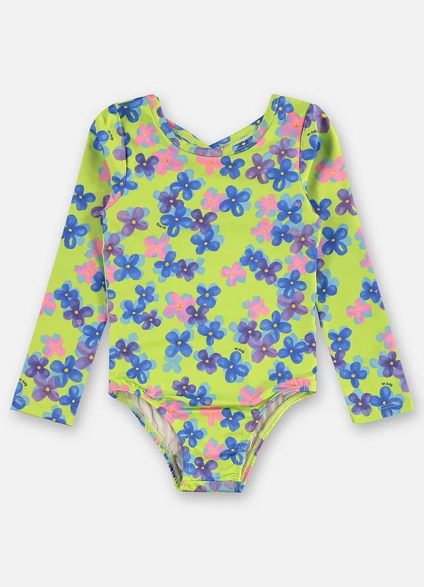 Up Baby - Maiô Infantil Poliéster Fps +50 Verde 2