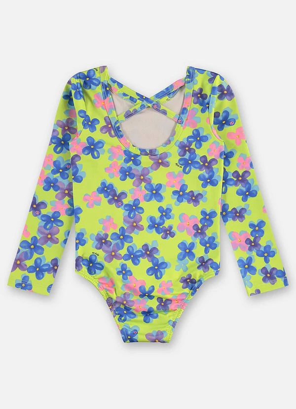 Up Baby - Maiô Infantil Poliéster Fps +50 Verde 3