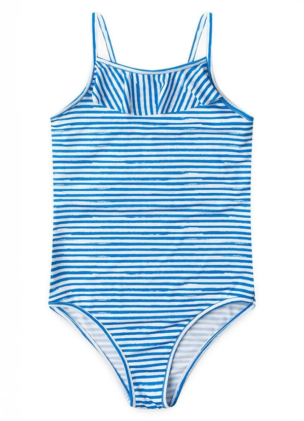 Vida Costeira - Maiô Infantil Uv50+  Azul 3