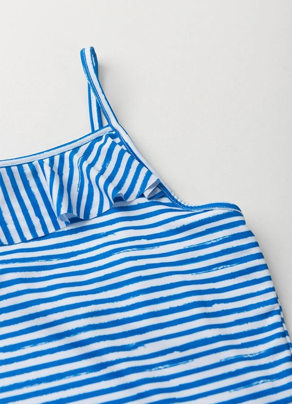 Vida Costeira - Maiô Infantil Uv50+  Azul 5