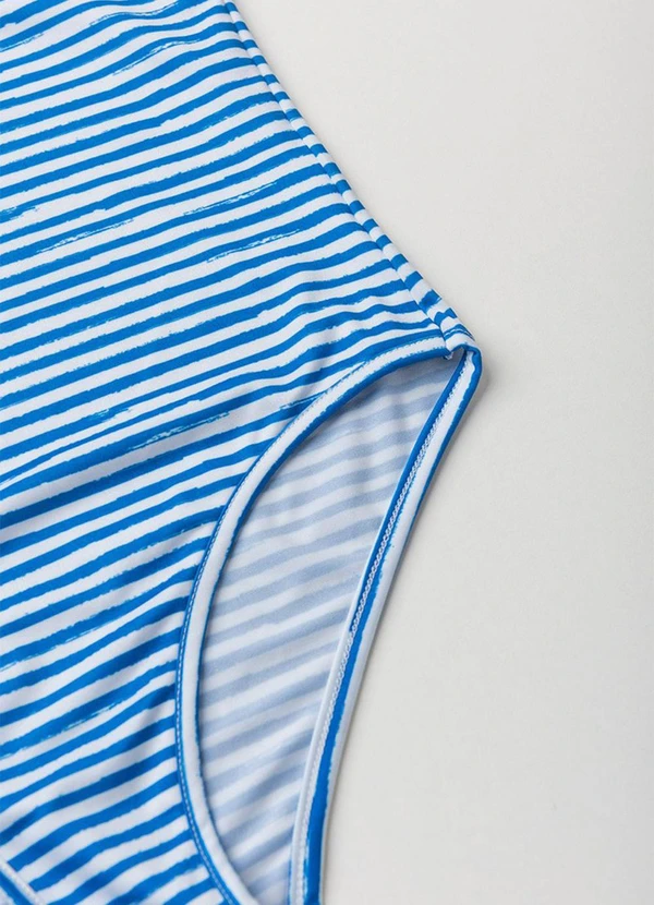 Vida Costeira - Maiô Infantil Uv50+  Azul 6