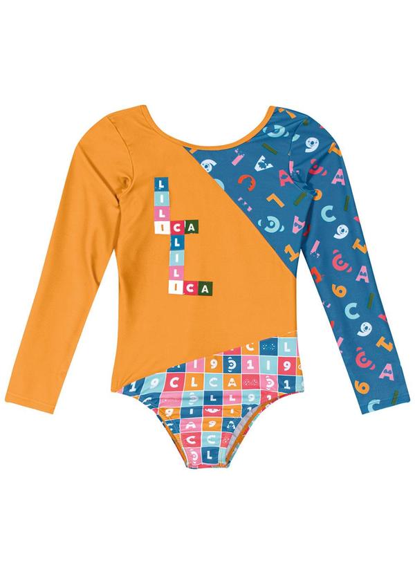 Lilica Ripilica - Maiô Manga Longa com Proteção Solar Infantil Lara