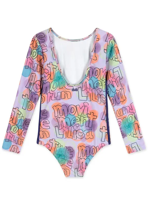 Lilica Ripilica - Maiô Manga Longa com Proteção Uv Infantil Menina 2