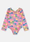 Up Baby - Maiô Manga Longa Malha Fps+50 Forro Verde - variação: Rosa