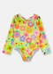 Up Baby - Maiô Manga Longa Malha Fps+50 Forro Verde - variação: Verde