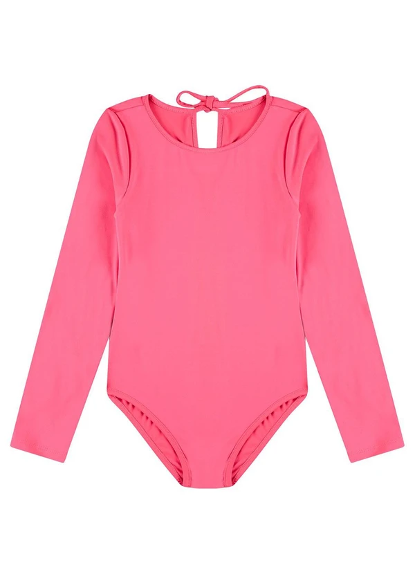 Vida Costeira - Maiô Manga Longa Uv 50+ Basiquinho Azul 2