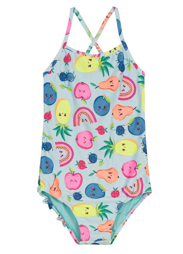 Brandili - Maiô Menina em Malha UvAzul 2